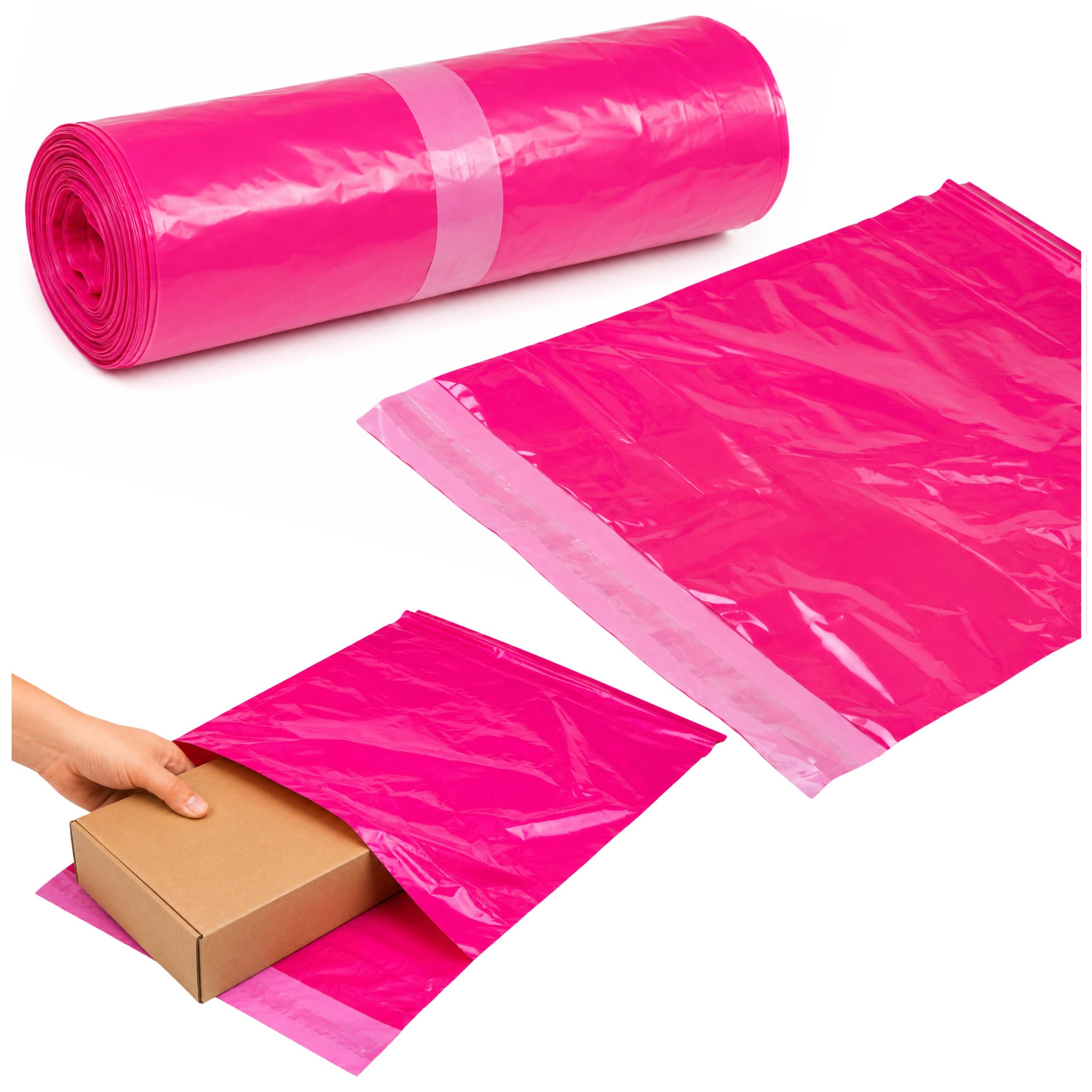 Courier Foil Envelope Foil Packing Pink 310x420mm 50 Pcs.
