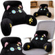 Dossier Fauteuil Support Dos Pour Fauteuil Lit Chat Noir 60 X 40 Cm