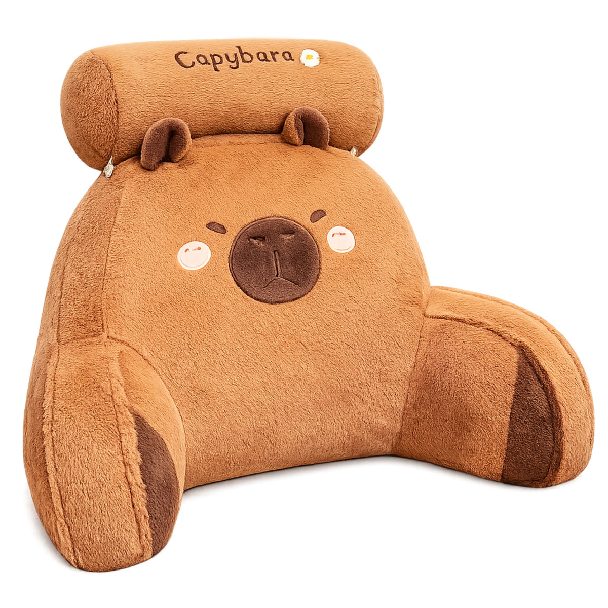 Rückenlehne Sessel Rückenstütze für Sesselbett Capybara Braun 60 x 40 cm