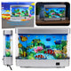 Artificial Decorative Aquarium Led Night Light 3d Fish Moving Colorful