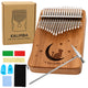 Kalimba 17 teclas Bolsa de accesorios para instrumentos musicales de madera