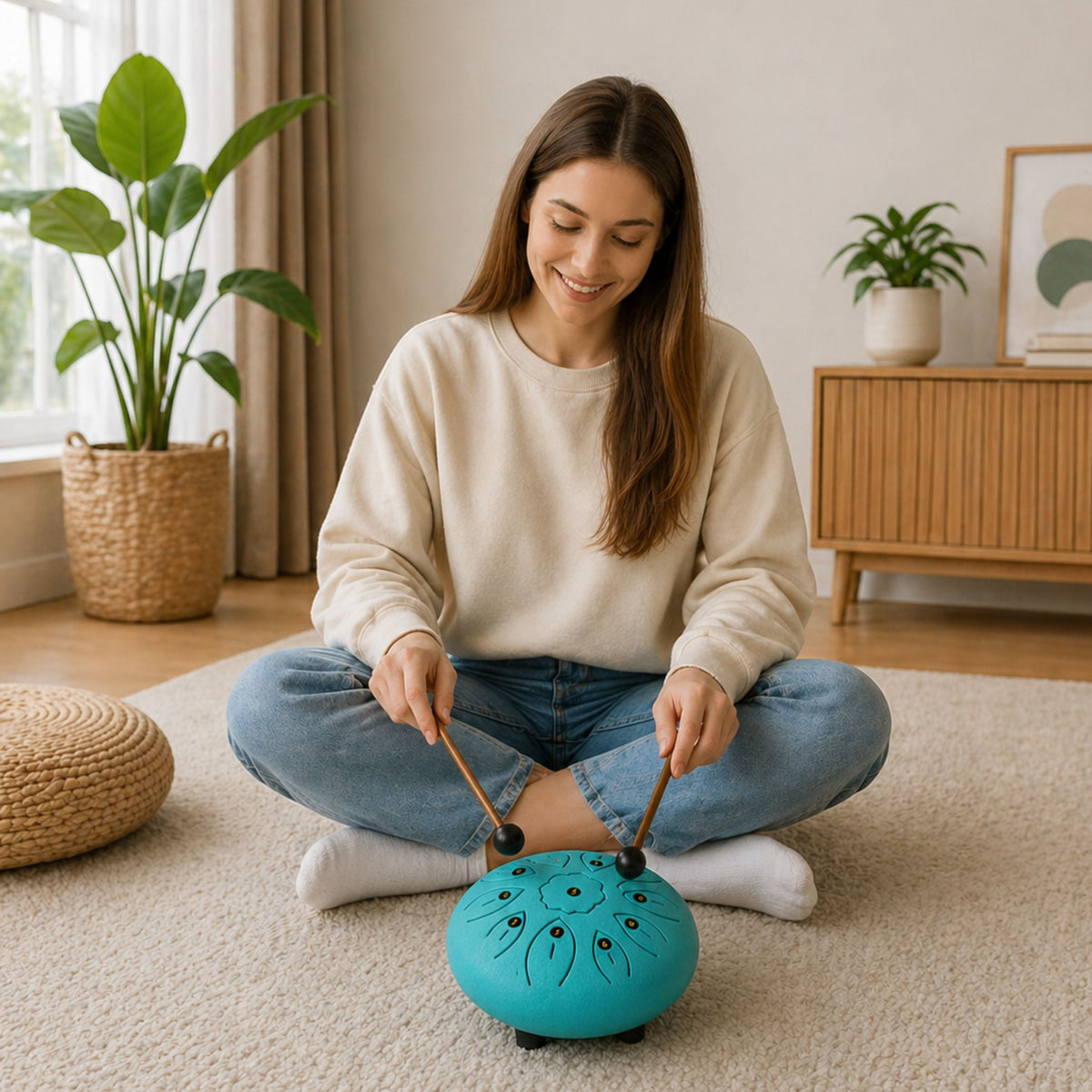 Tongue Drum Relaxation Instrument For Yoga Music Therapy Meditation