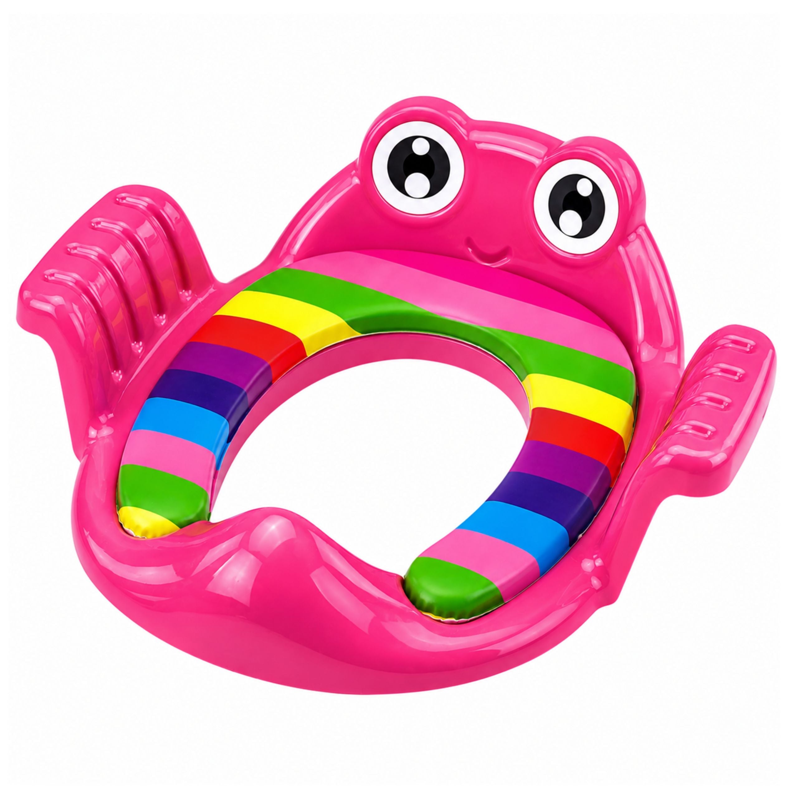 Copriwater Per Bambini Sedile Morbido Con Maniglie Rosa