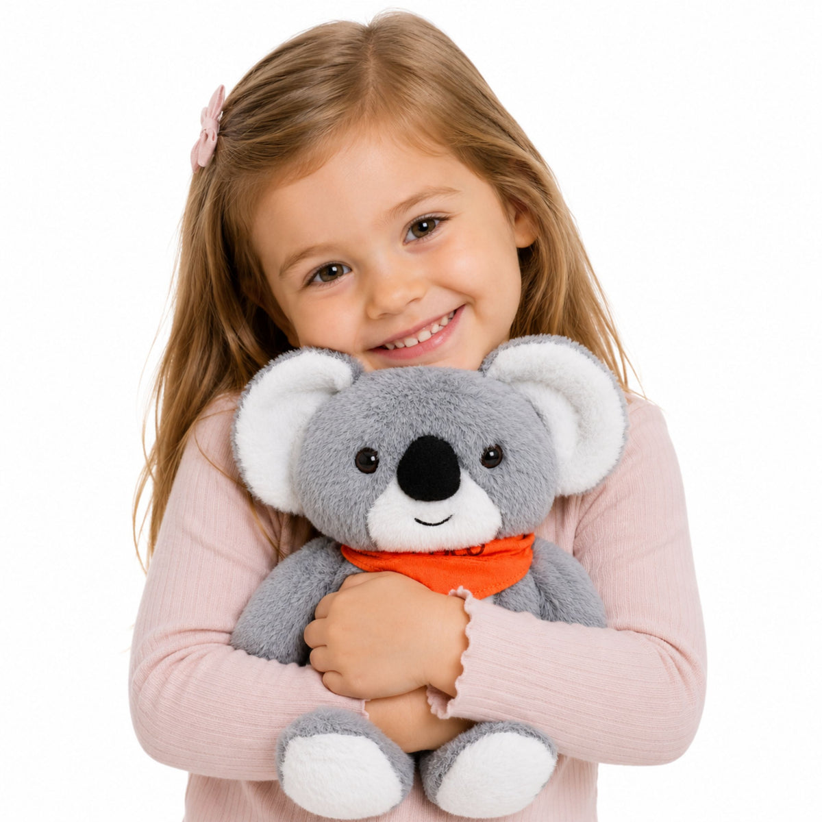 Koala Ours Peluche Lestée Mascotte Thérapeutique 1,3 Kg Gris 35 Cm
