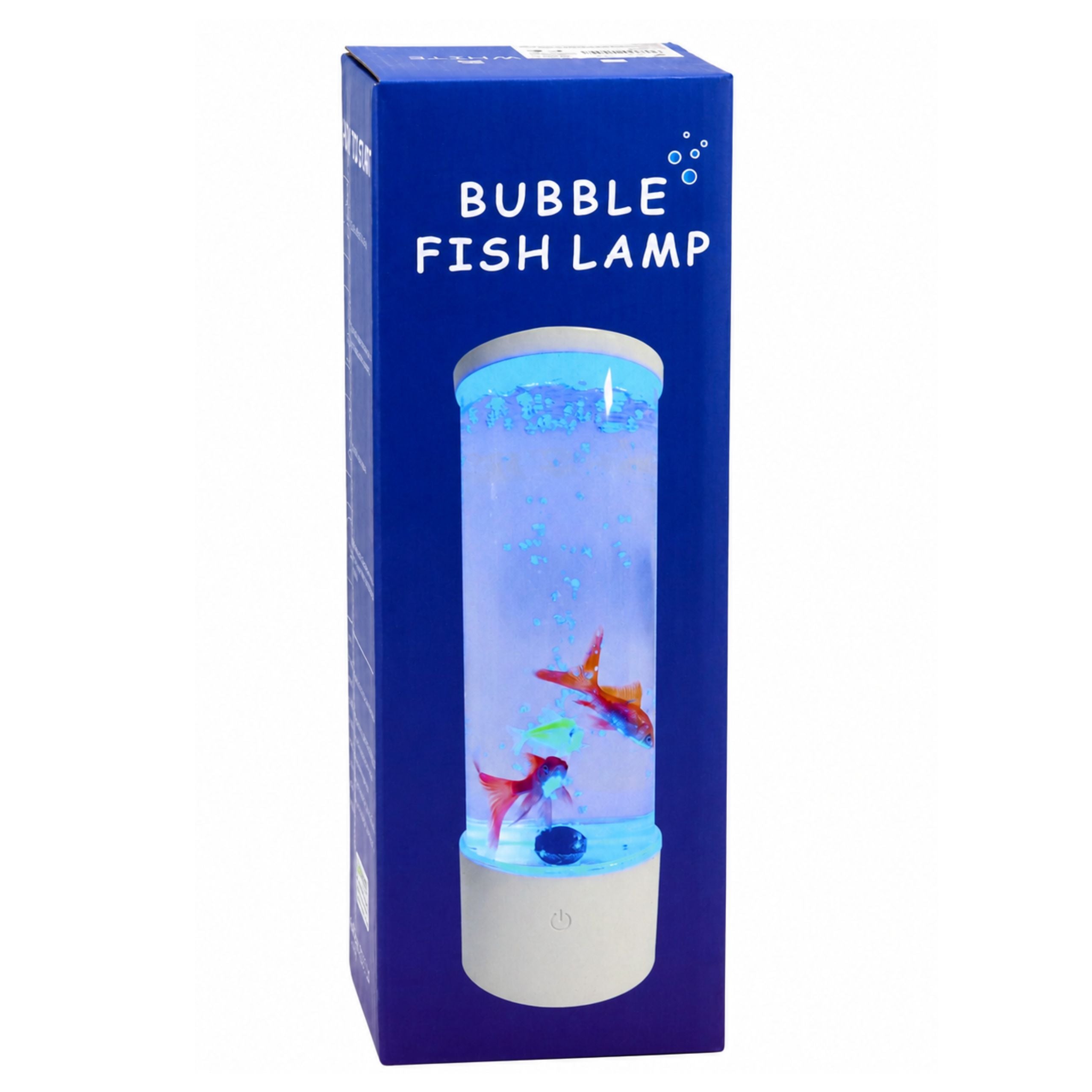 Decorative Night Lamp Led Rgb Aquarium With Fish 16 Colors Usb White