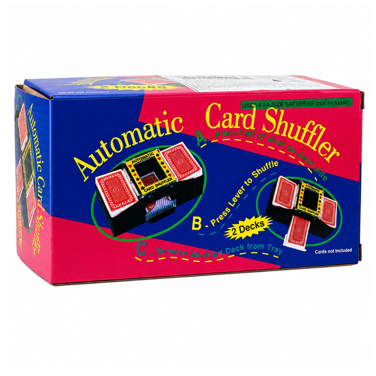 Automatic Electronic Playing Card Shuffler Machine 2 Decks