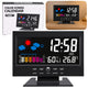 Digital Clock With Indoor Thermometer And Hygrometer Led Weather Station