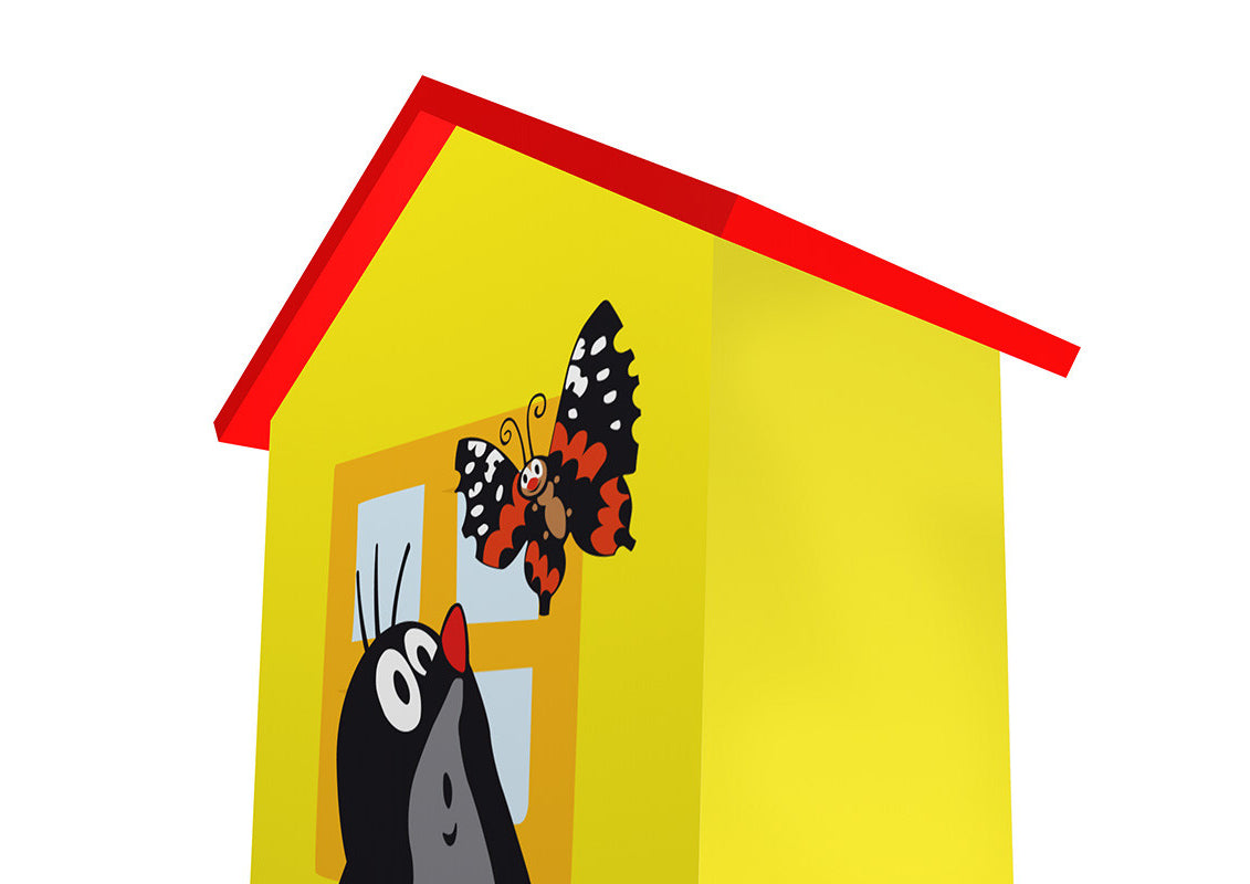 Wooden Money Box With Mole