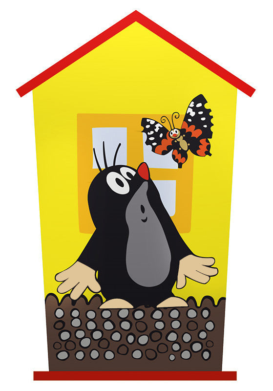 Wooden Money Box With Mole
