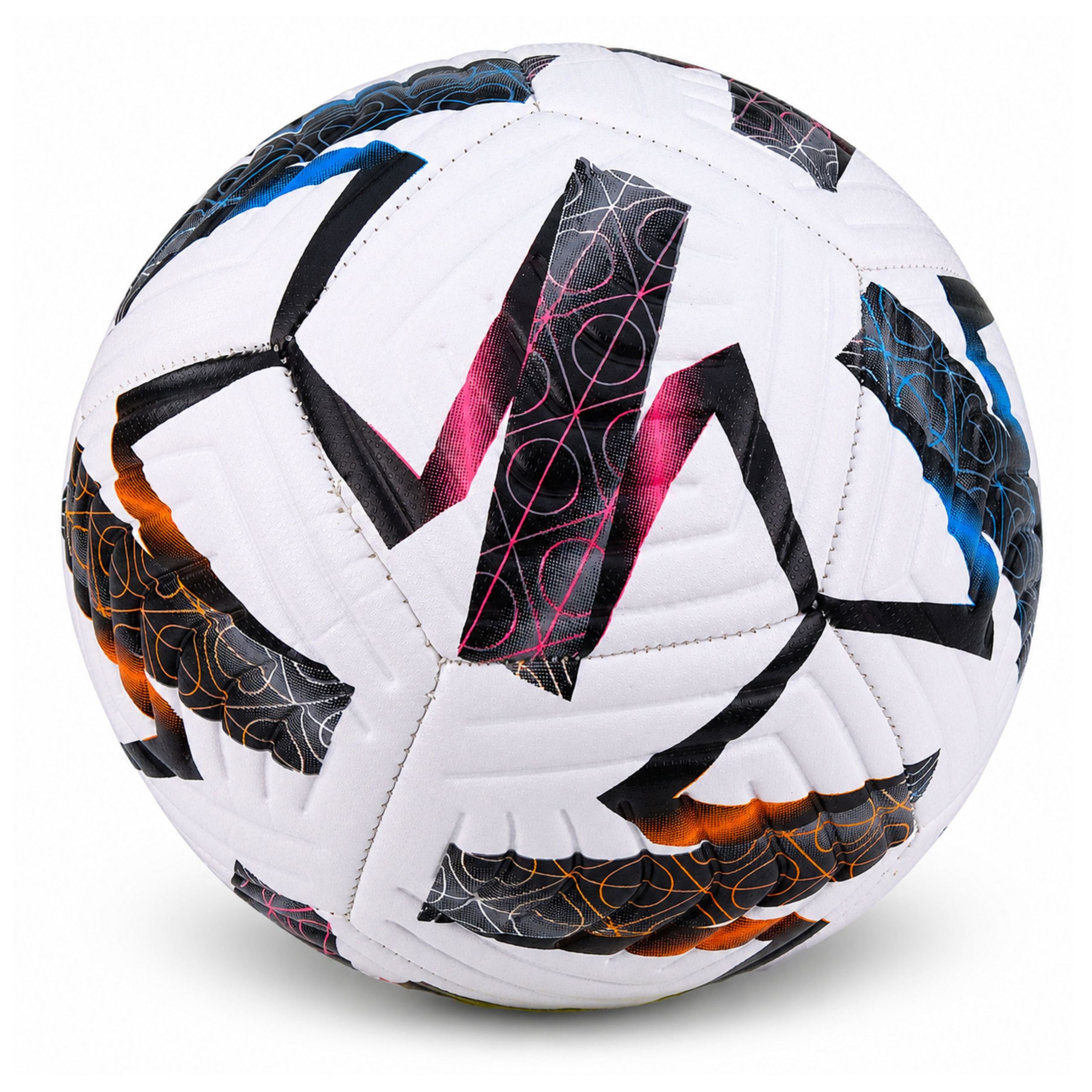 Training Football For The Grass Pitch White Patterns 22 Cm Size 5