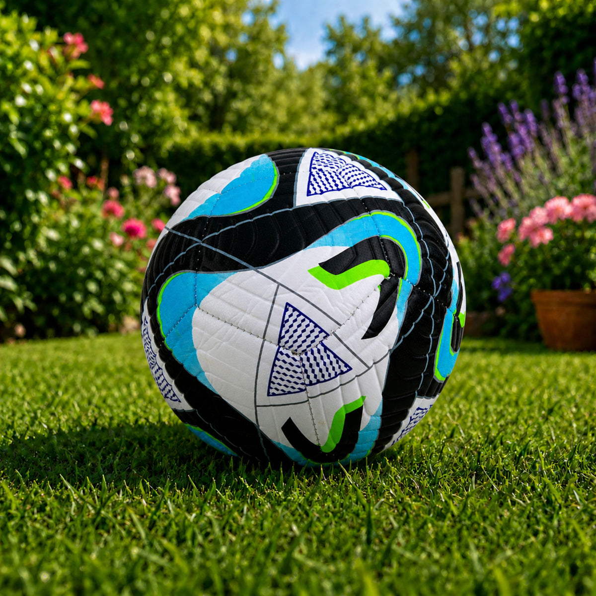 Peil Oiliúna Do Pháirc Fhéir Dubh Agus Gorm 22cm Méid 5
