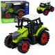 Green 15 Cm Farm Tractor With Friction Drive