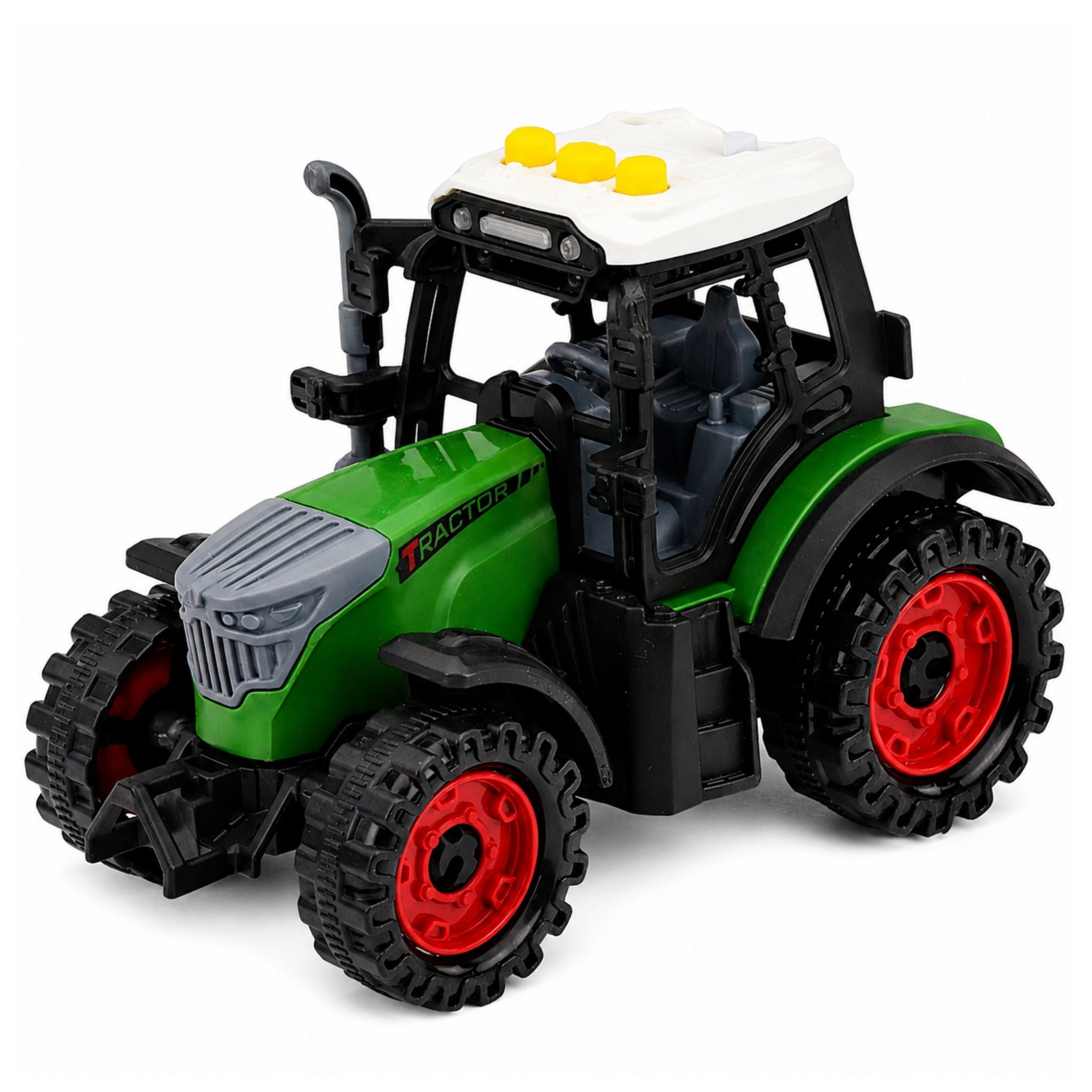 Farm Tractor With Agricultural Trailer Friction Drive Lights Sound 35cm
