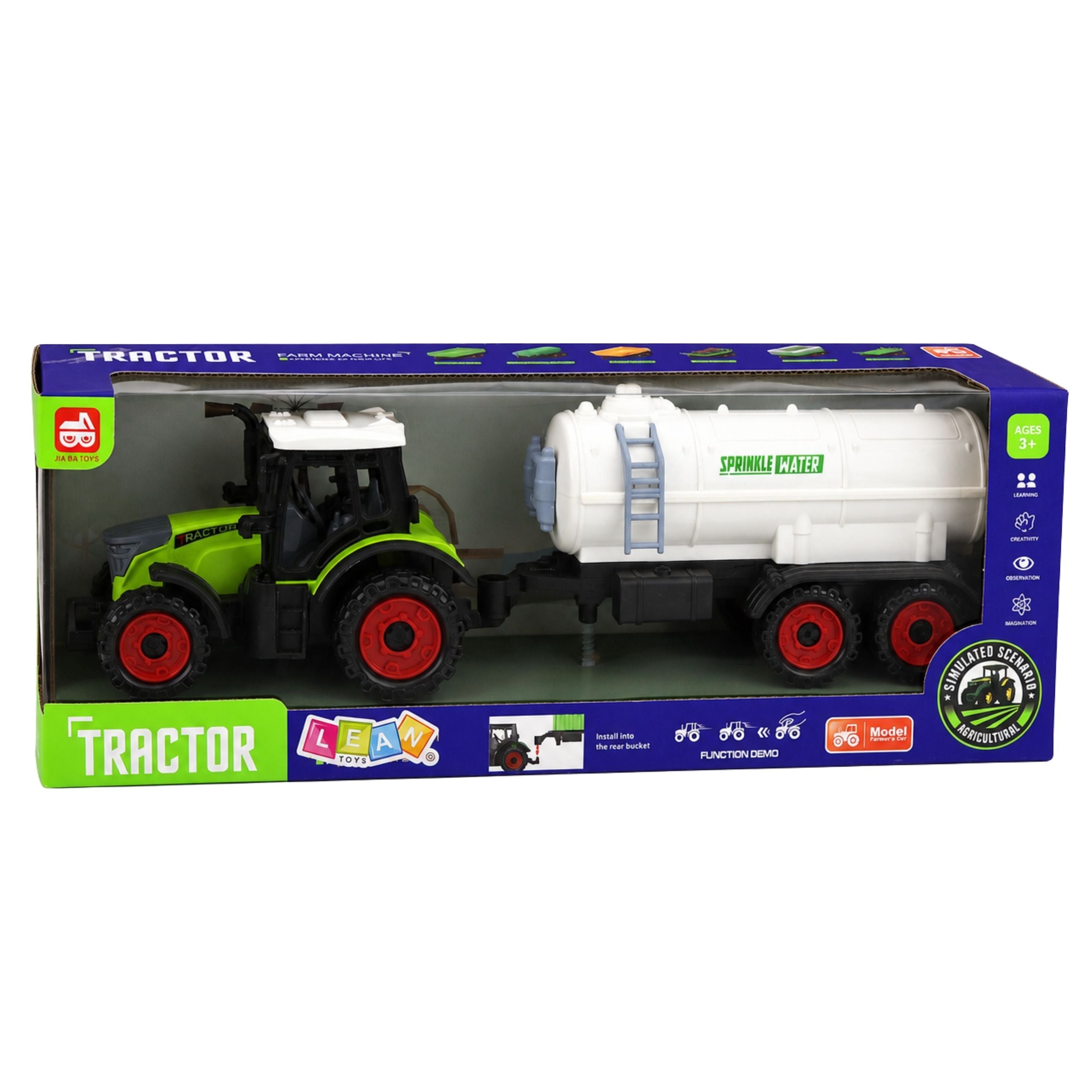 Farm Tractor With Tanker Friction Drive Agricultural Machine 34cm