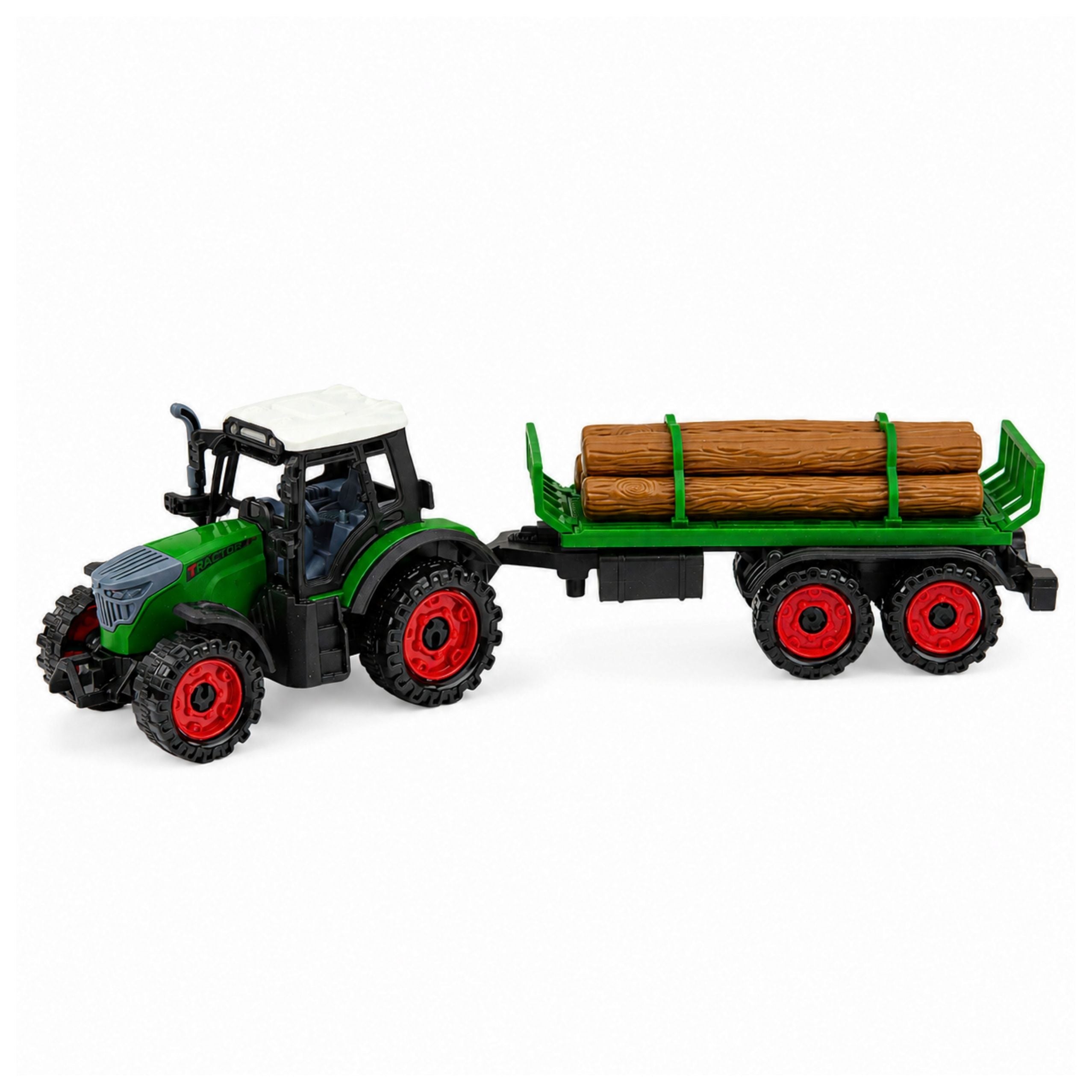 Agricultural Farm Tractor With Tree Trailer Friction Drive Bale 35cm