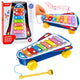 Children's Cymbals Rocket On Wheels Spaceship Baton Blue