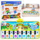 Interactive Dance Mat Piano Zoo Animals 10 Melodies 126 Cm