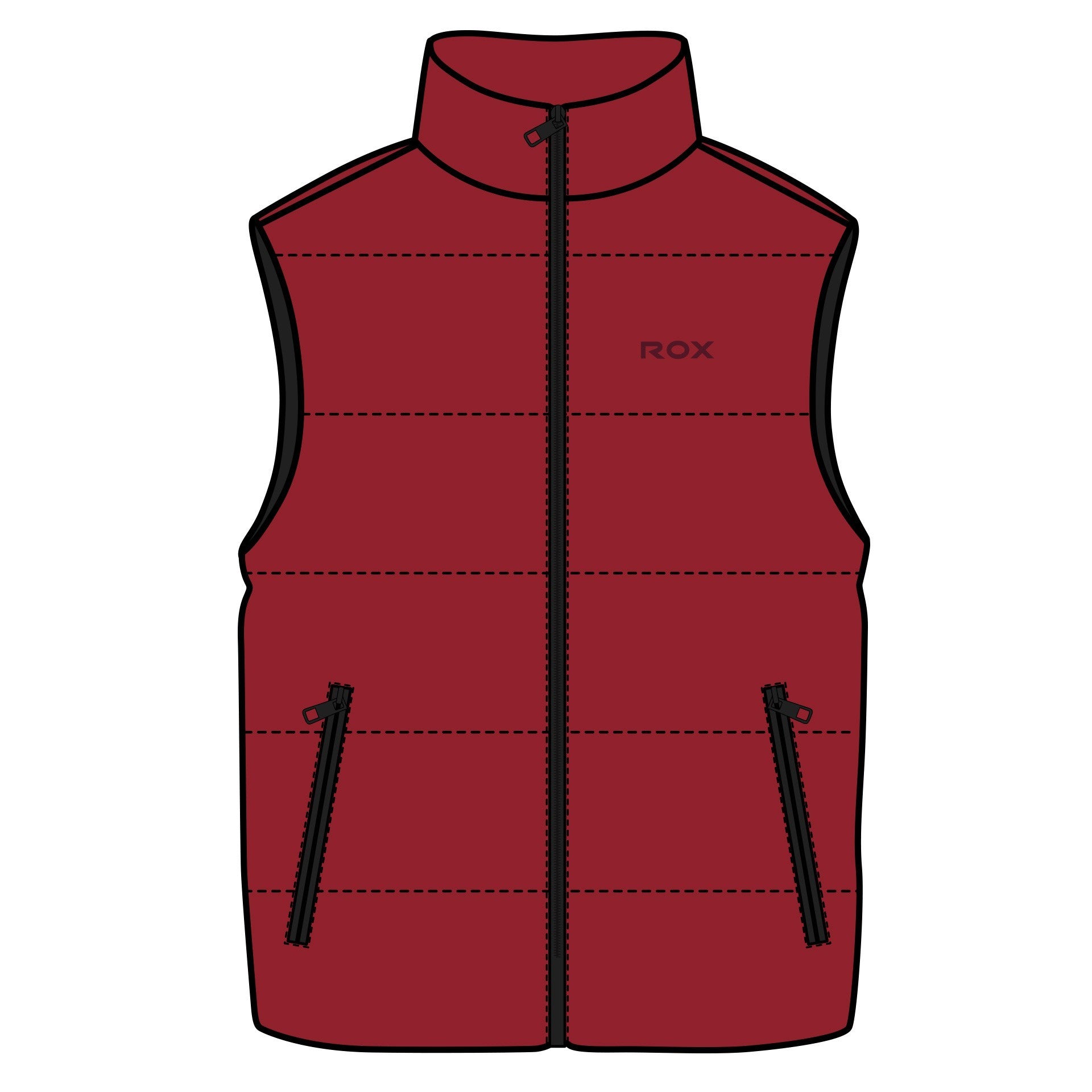 Waistcoat Rox R-nevis Dearg
