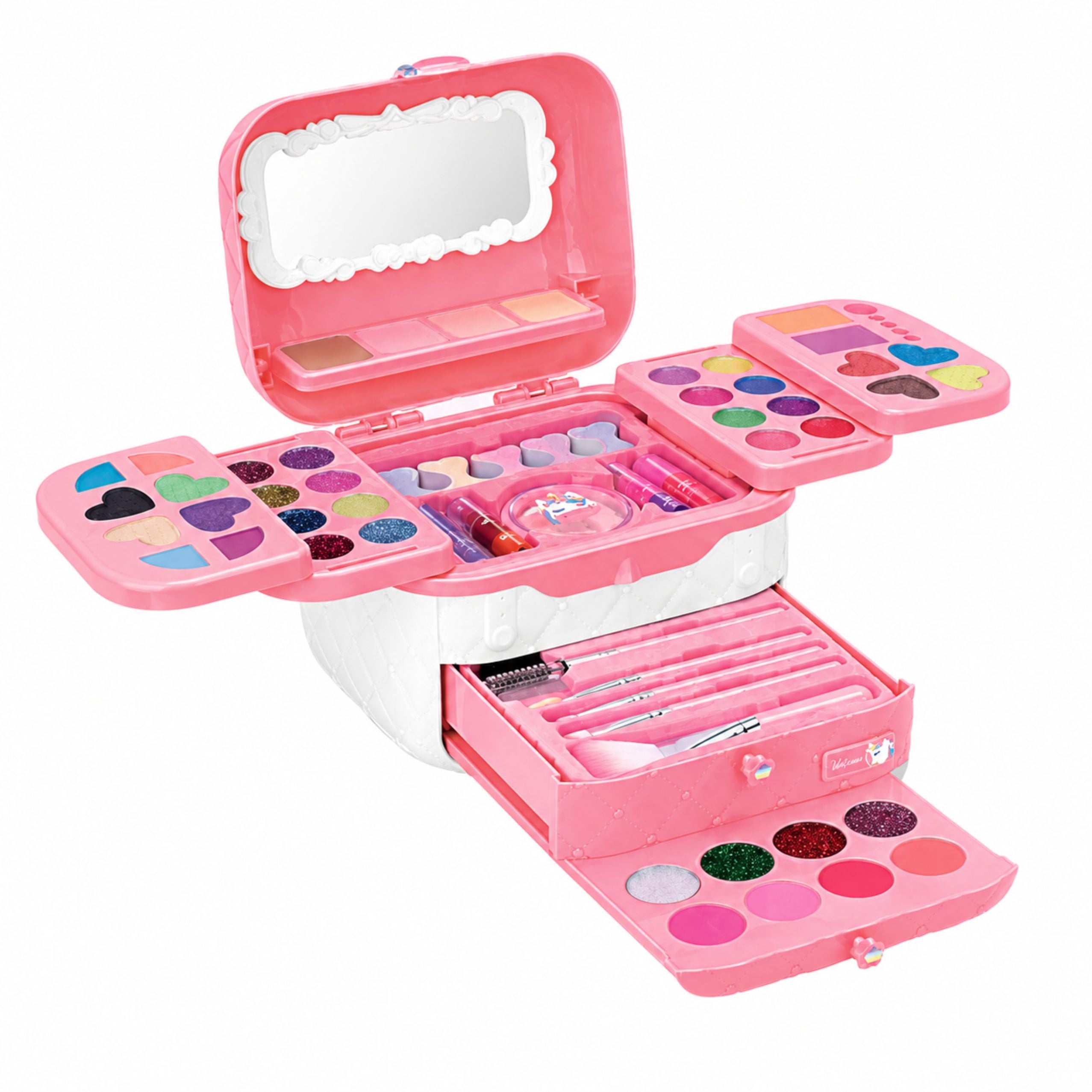 Beauty Set Children's Cosmetics Box Pink Unicorn 72 Pcs.