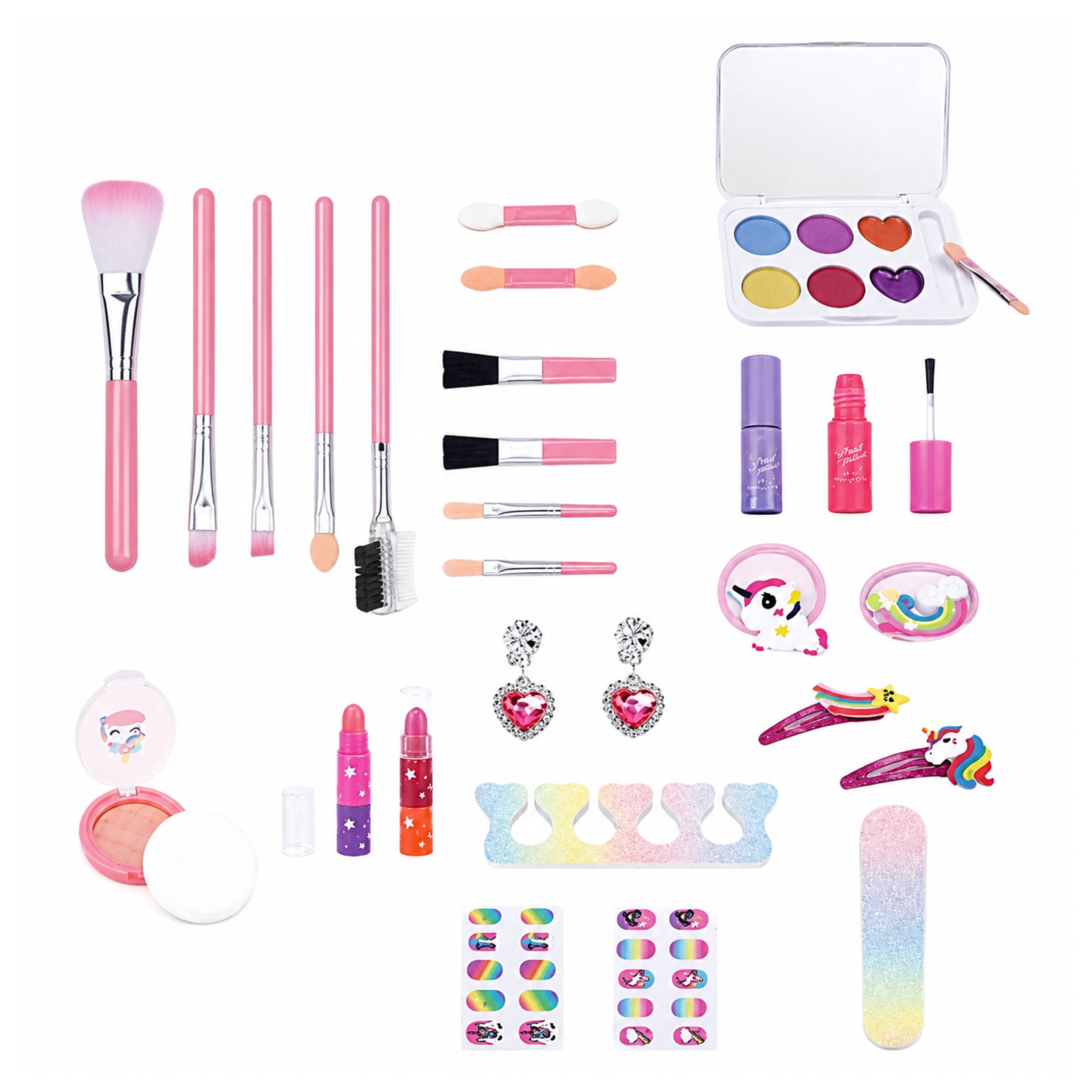 Beauty Set Children's Cosmetics Box Pink Unicorn 72 Pcs.