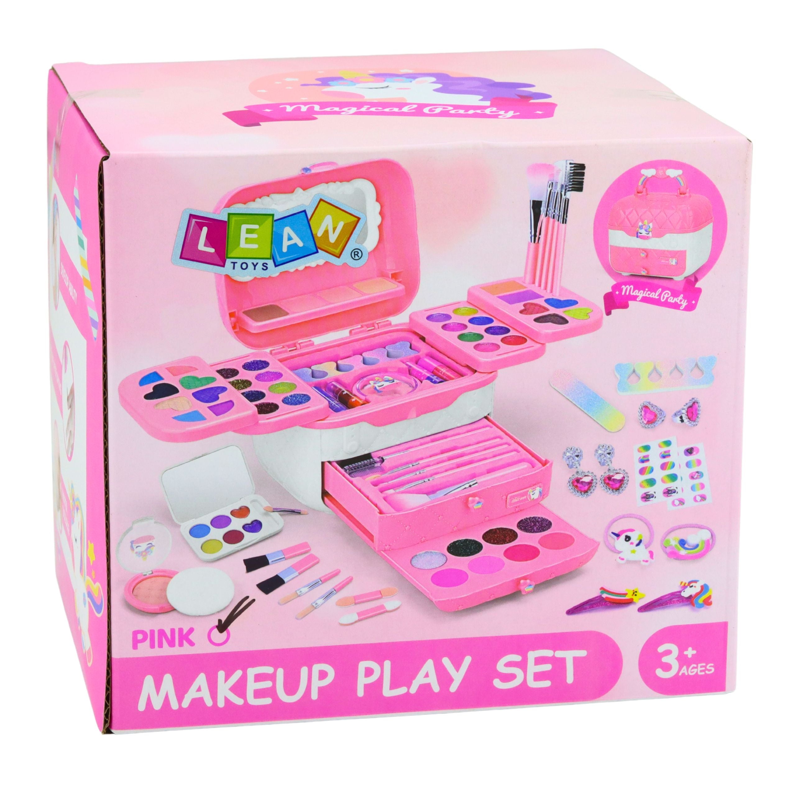 Beauty Set Children's Cosmetics Box Pink Unicorn 72 Pcs.