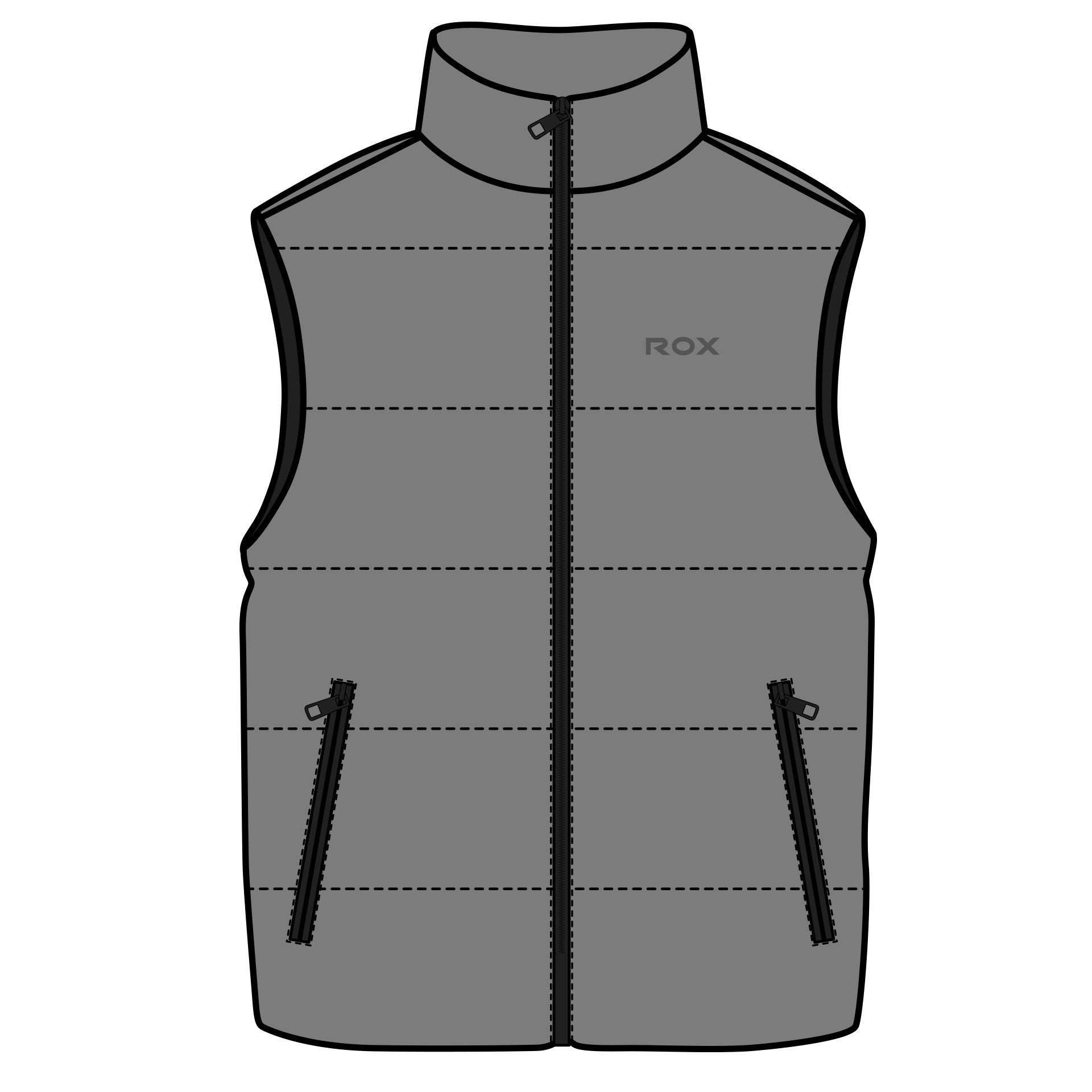 Waistcoat Rox R-nevis Gray