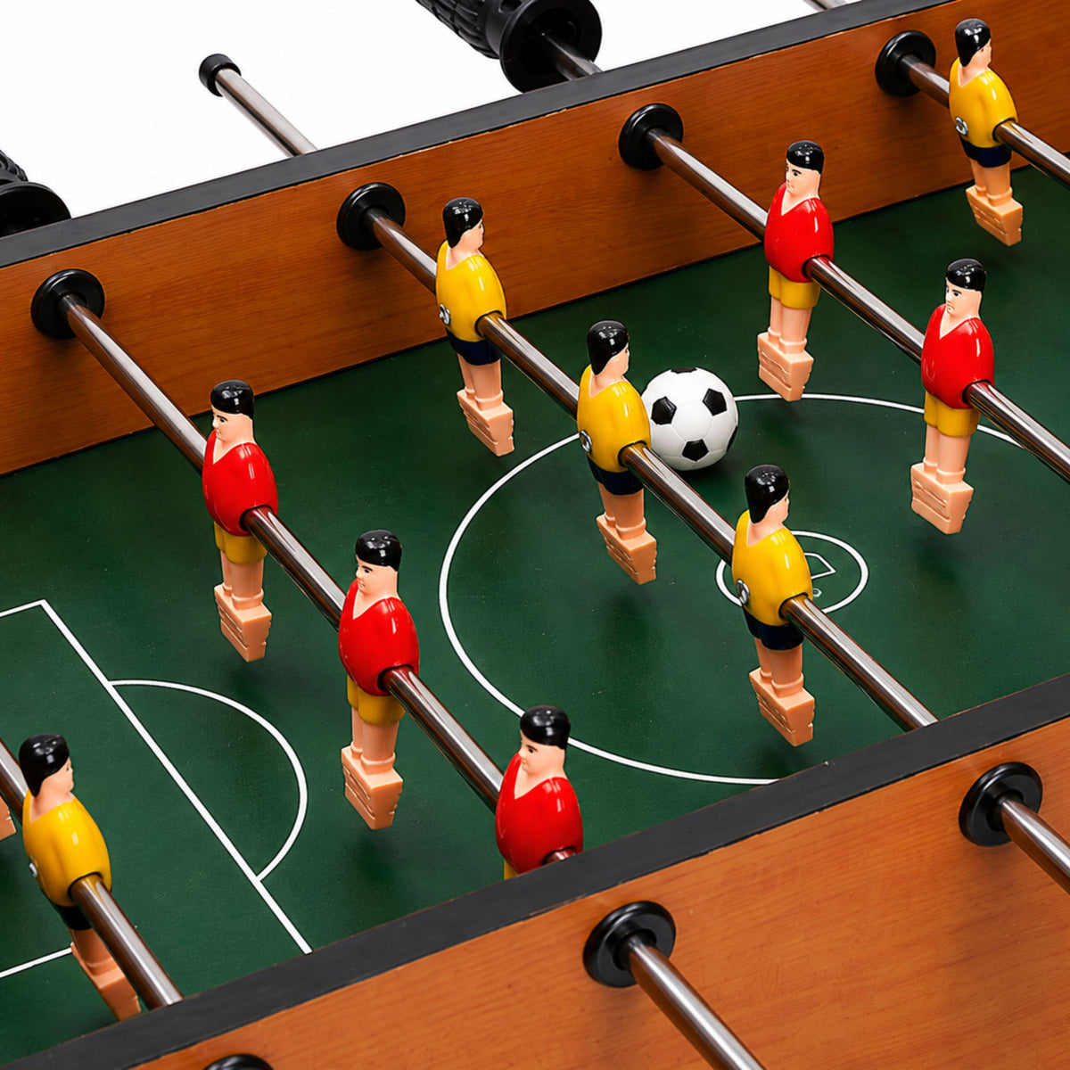 Tischfußball-Arcade-Spiel, Mini-Spieltisch aus Holz, 50 x 25 cm