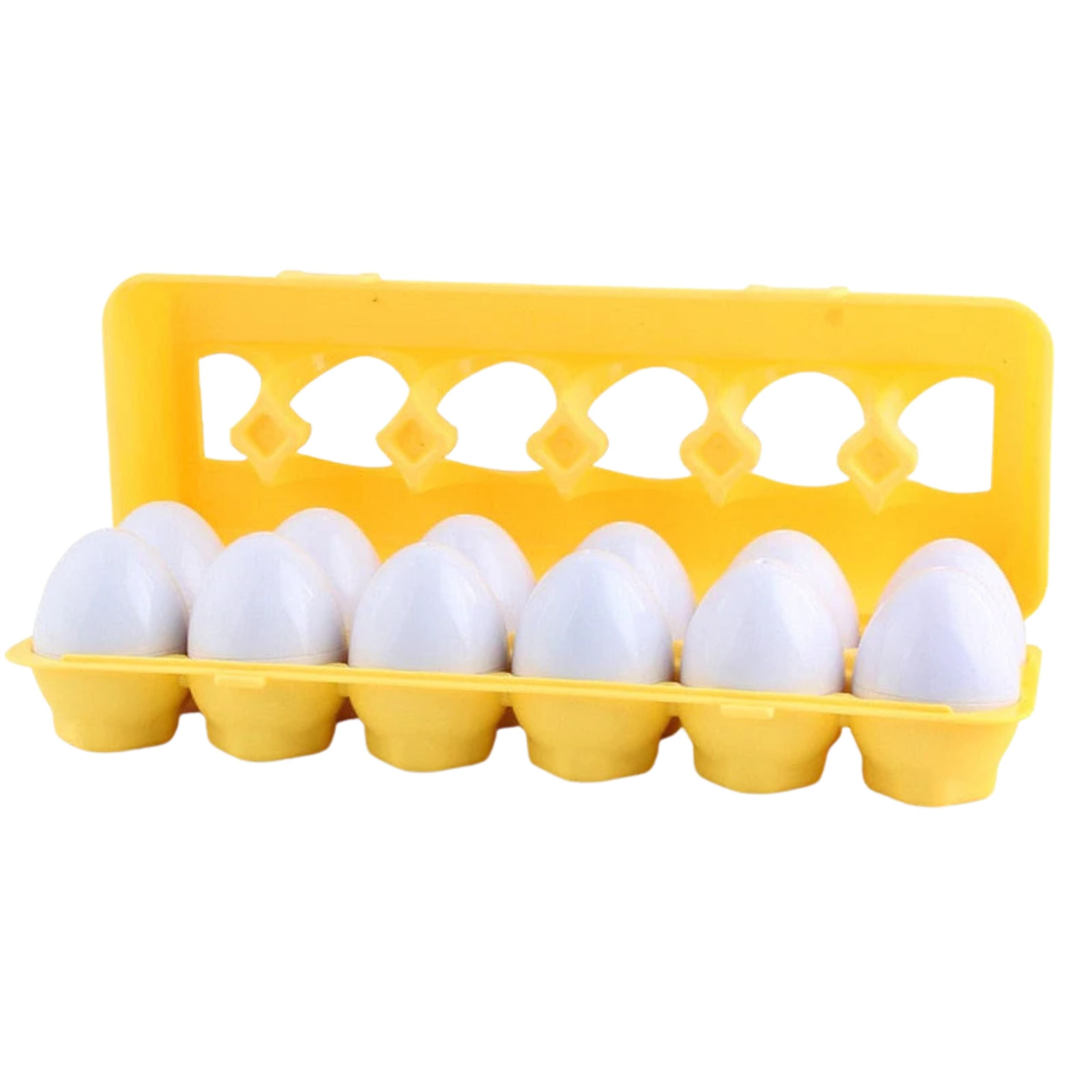 Educational Egg Sorter Shape Matching Colorful Fruits 12 Pcs.