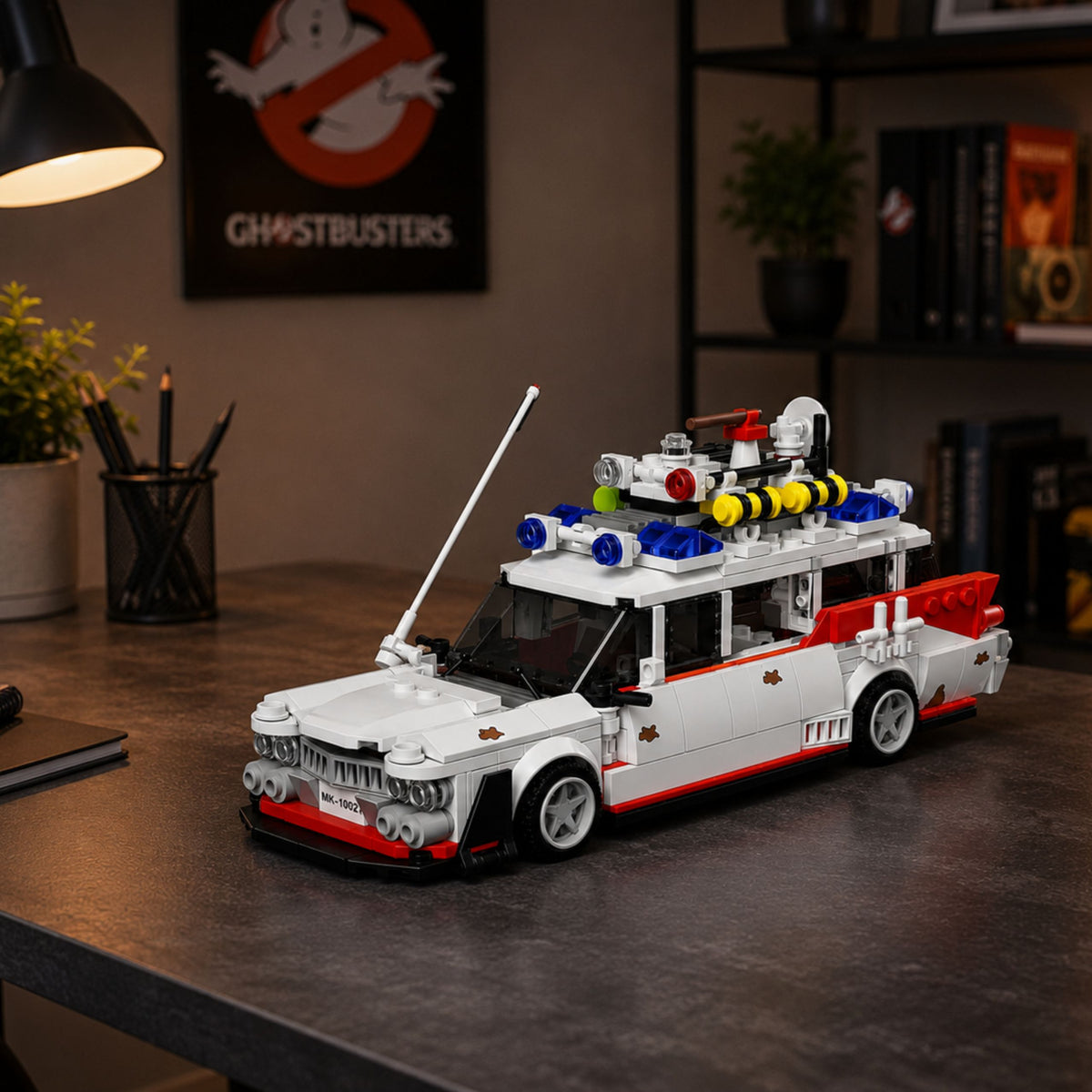 Building Blocks Car Ghost Bus White 631 Pcs.