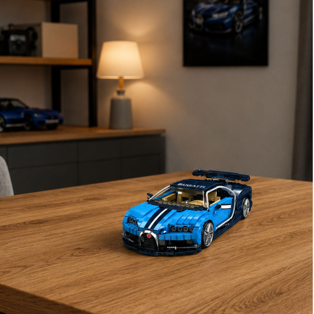 Строителни тухли Bugatth Sports Car Blue 1212 бр.