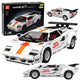 Rc-ferngesteuerte Sportwagen-bausteine weiß 1384 Teile.