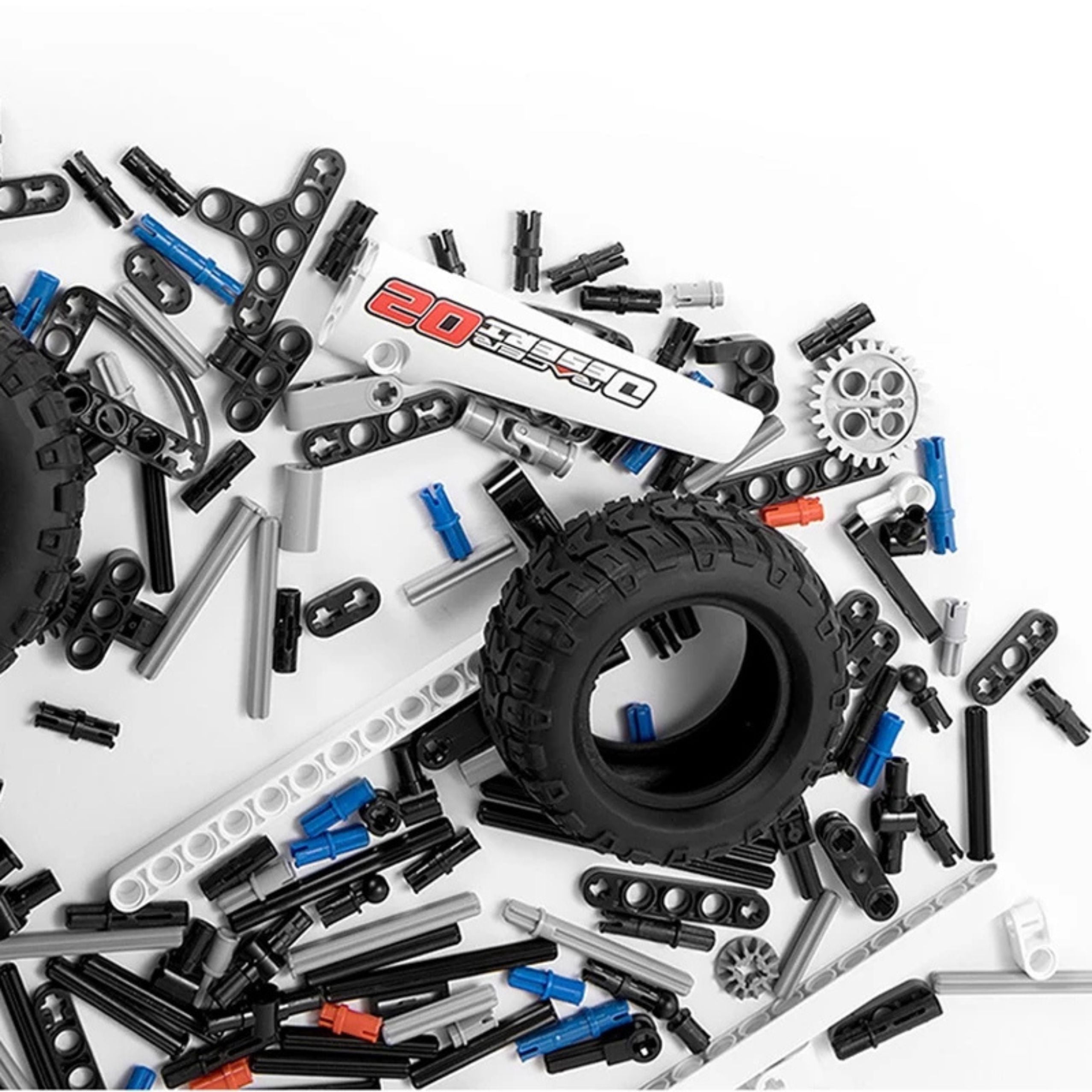Construction Blocks Remote Controlled Off-road Car Rc 4x4 Off Road 409pcs.