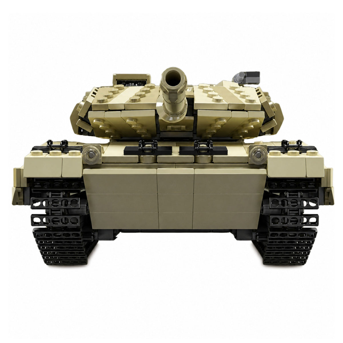 Vojenský tank Leopard na dálkové ovládání Rc stavební cihly 1100 ks.