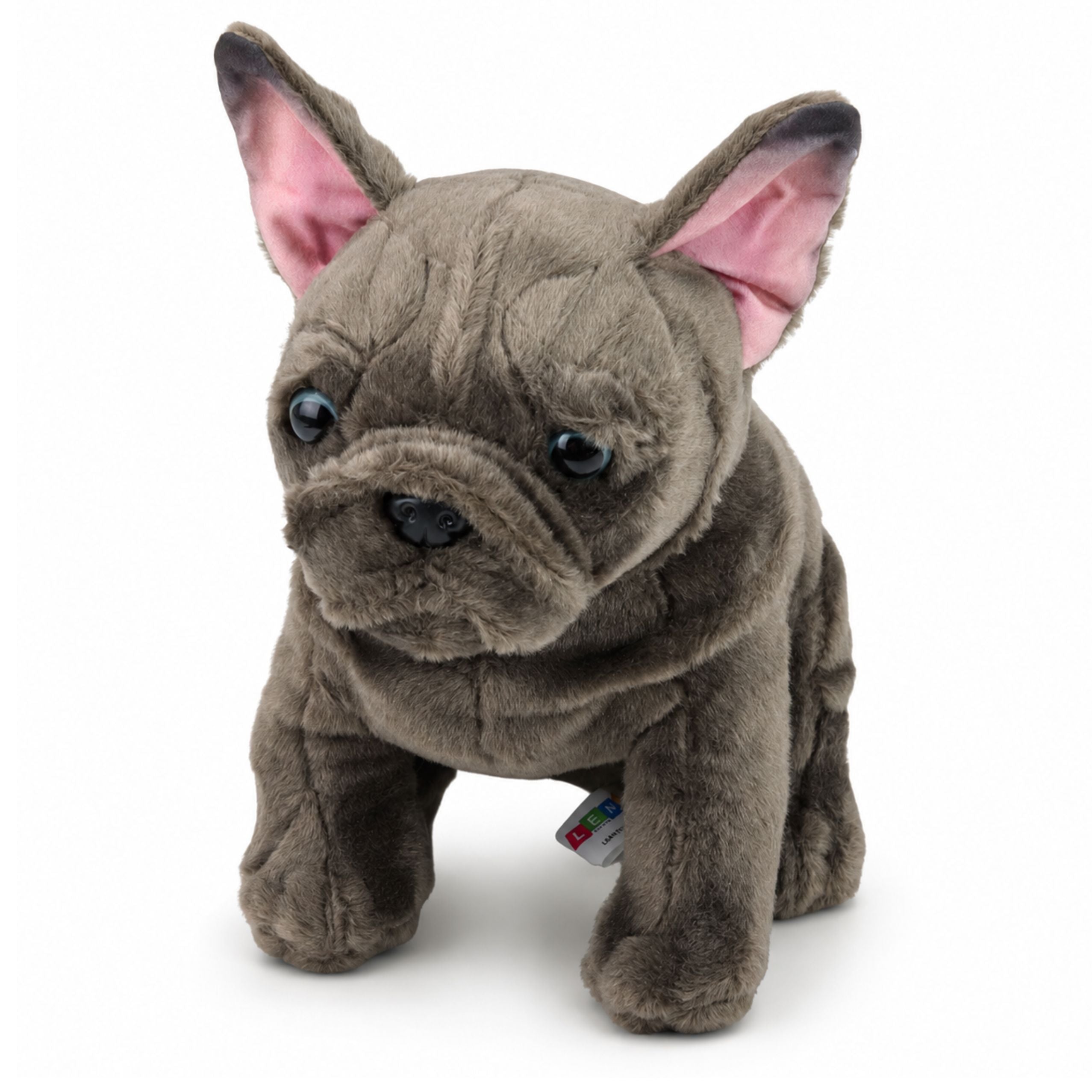 Plush Toy French Bulldog Brown 22 Cm