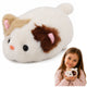 Plush Kitten Mascot Cuddly Toy Soft Small White 16 Cm