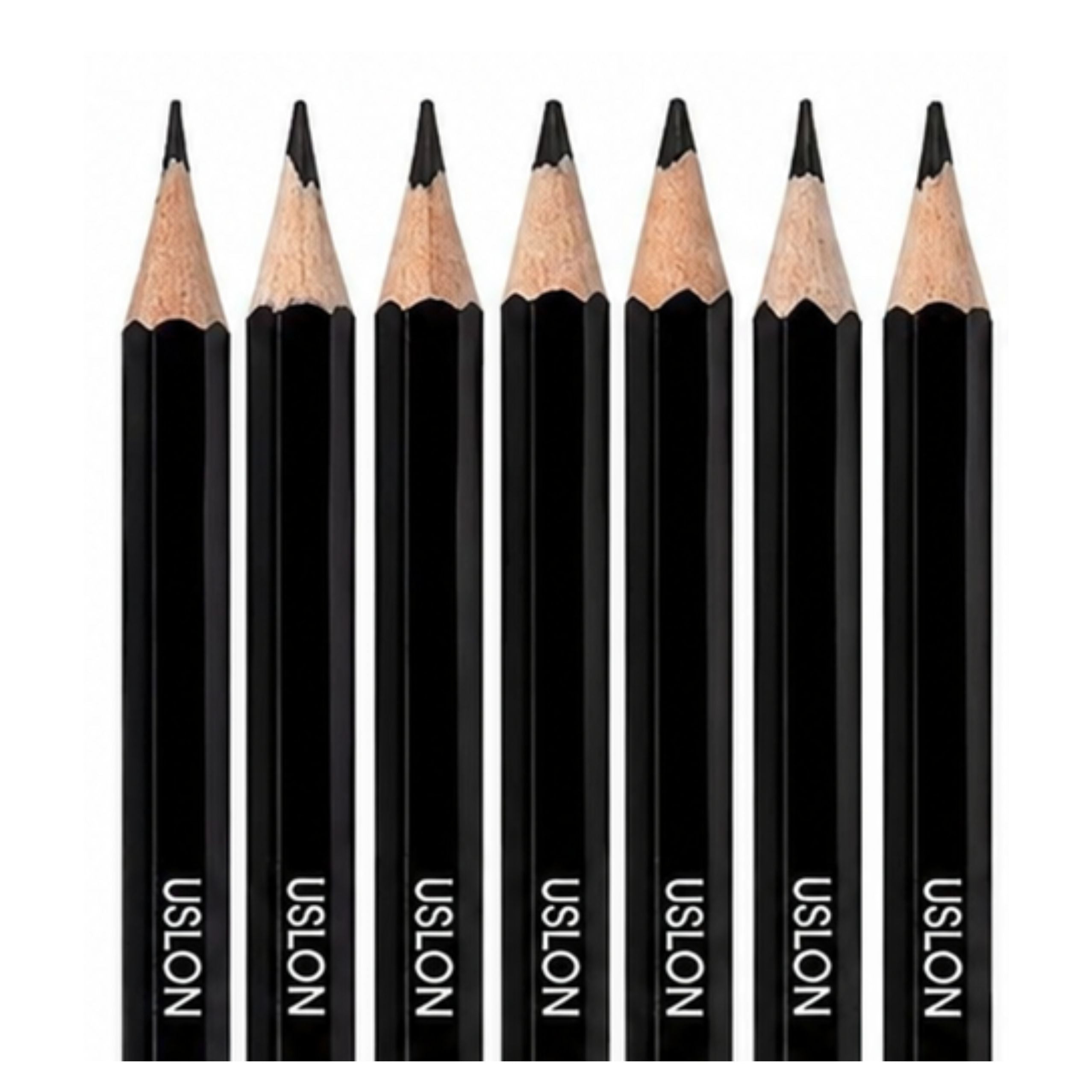 Professional Set Of Sketching Pencils In A Metal Box 12 Pcs.