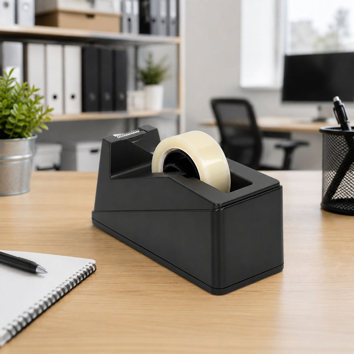Office Tape Dispenser Black Classic