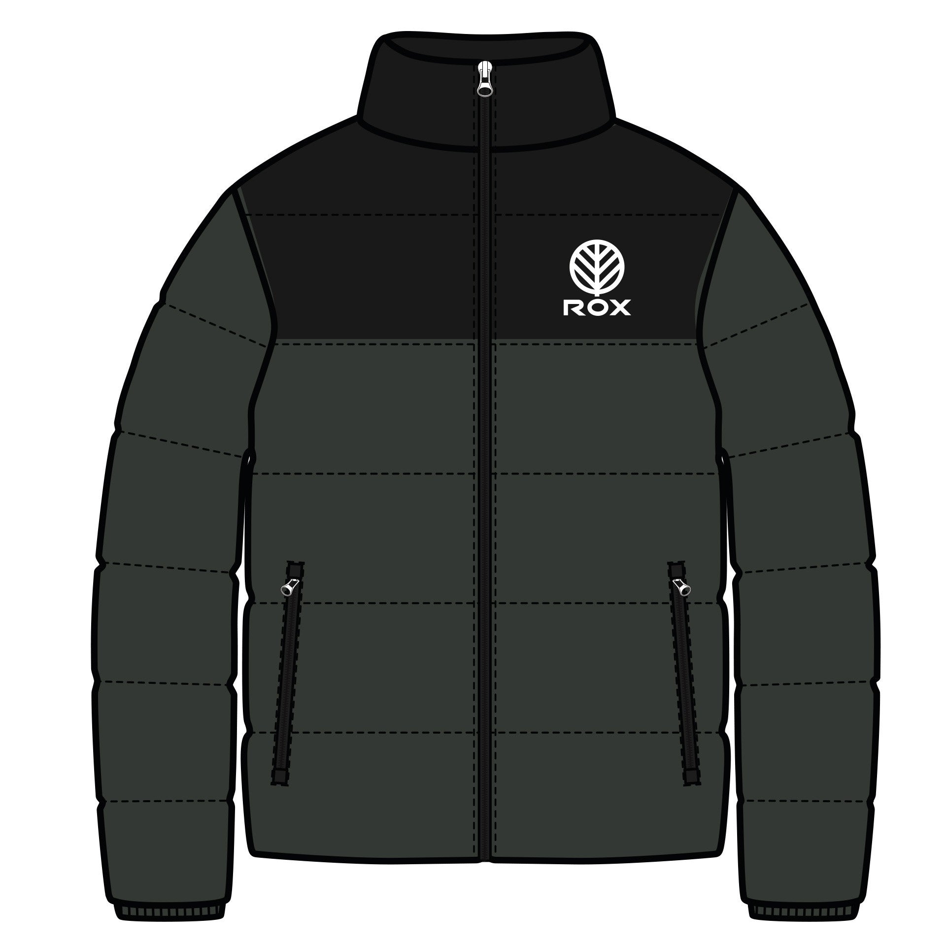 Jacket Rox R-mystery Adult Verde/Negro