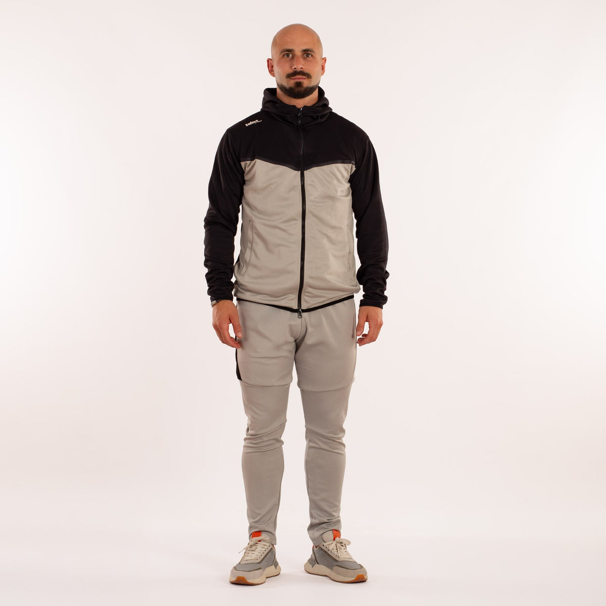 Träningsoverall Softee Connect Negro/Gris