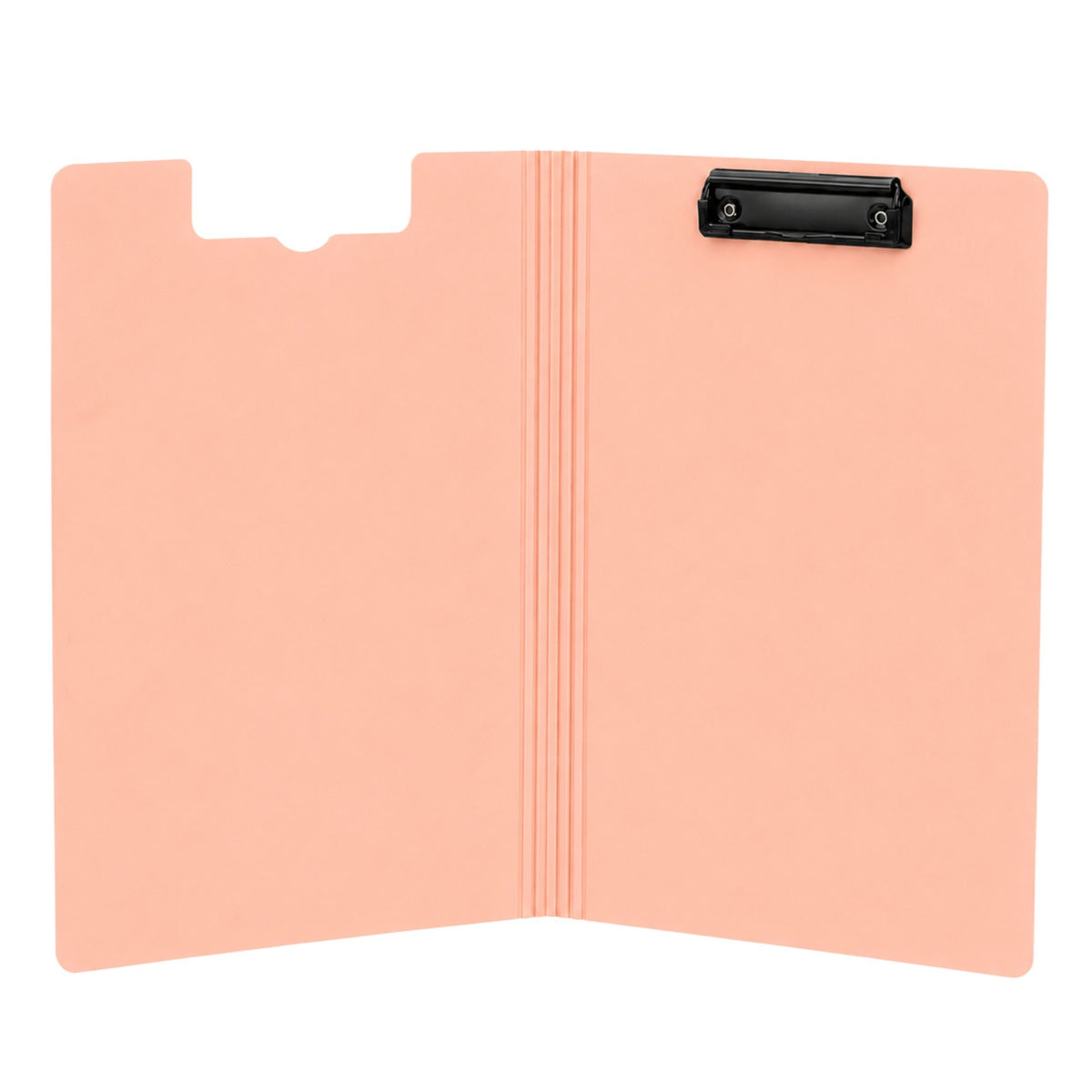 Clipboard Board With Cover Metal Clip A4 Plastic Office Pink