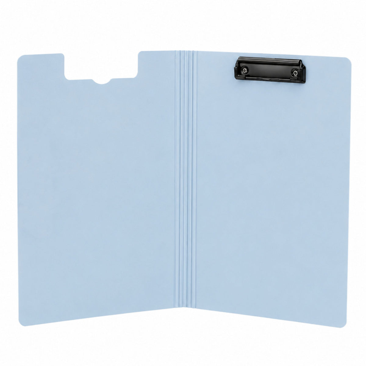 Clipboard Board With Cover Metal Clip A4 Plastic Office Blue