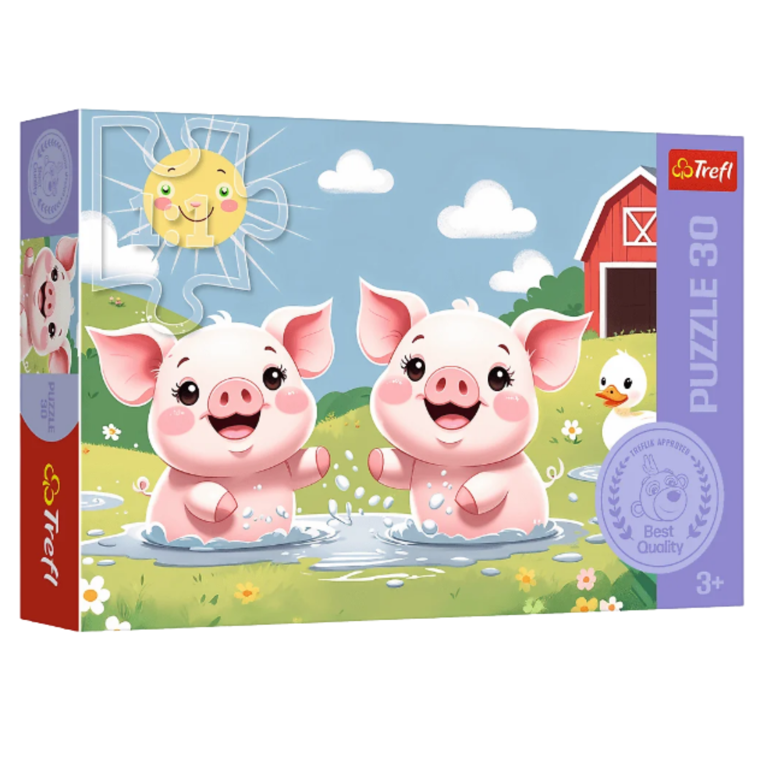 Puzzle – 30 Pieces – Happy Life On The Farm – Trefl 18334