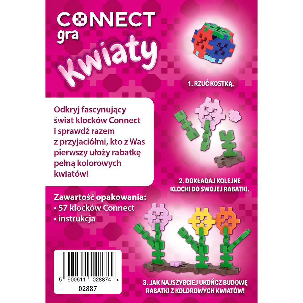Game – Connect Flowers - Trefl 02887