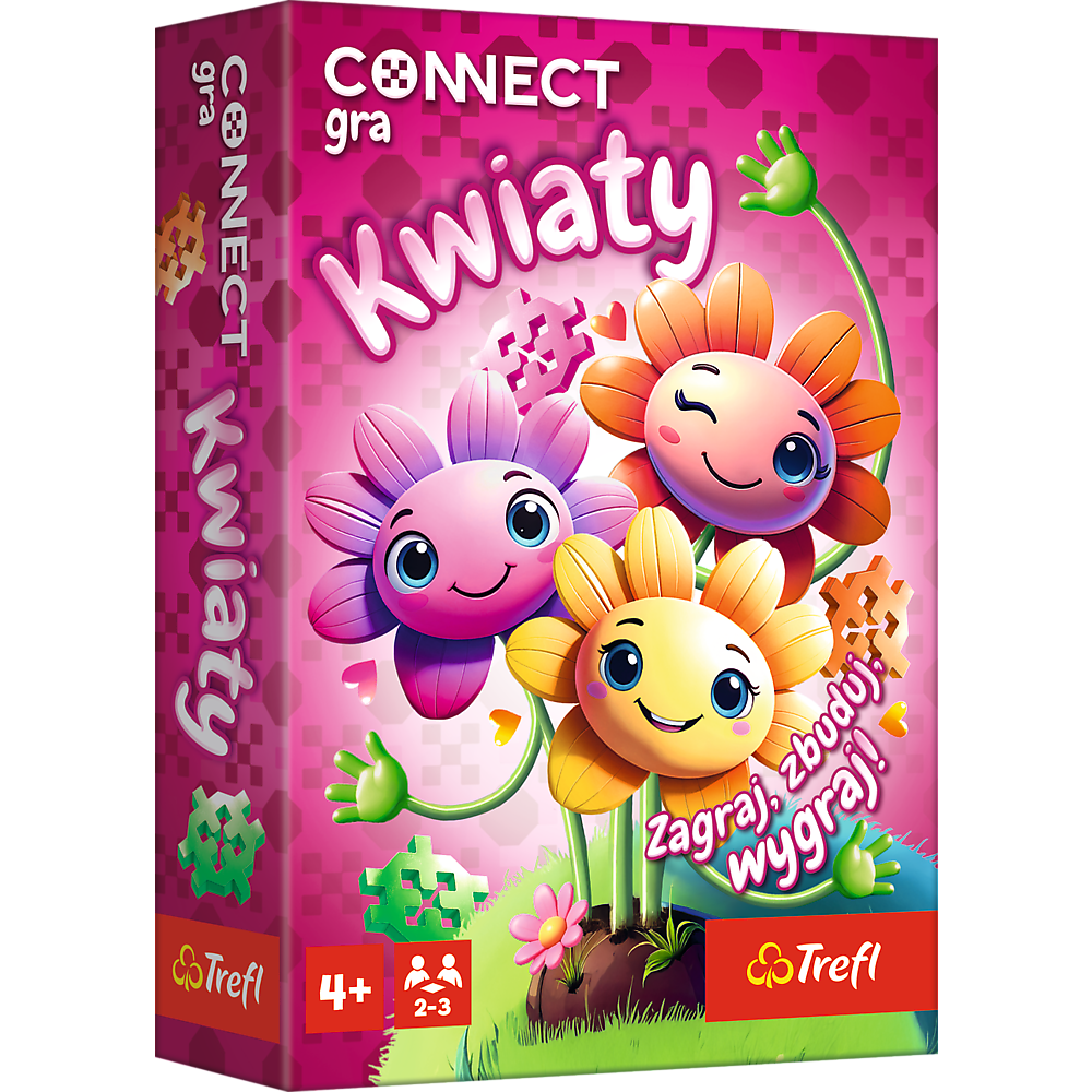 Game – Connect Flowers - Trefl 02887