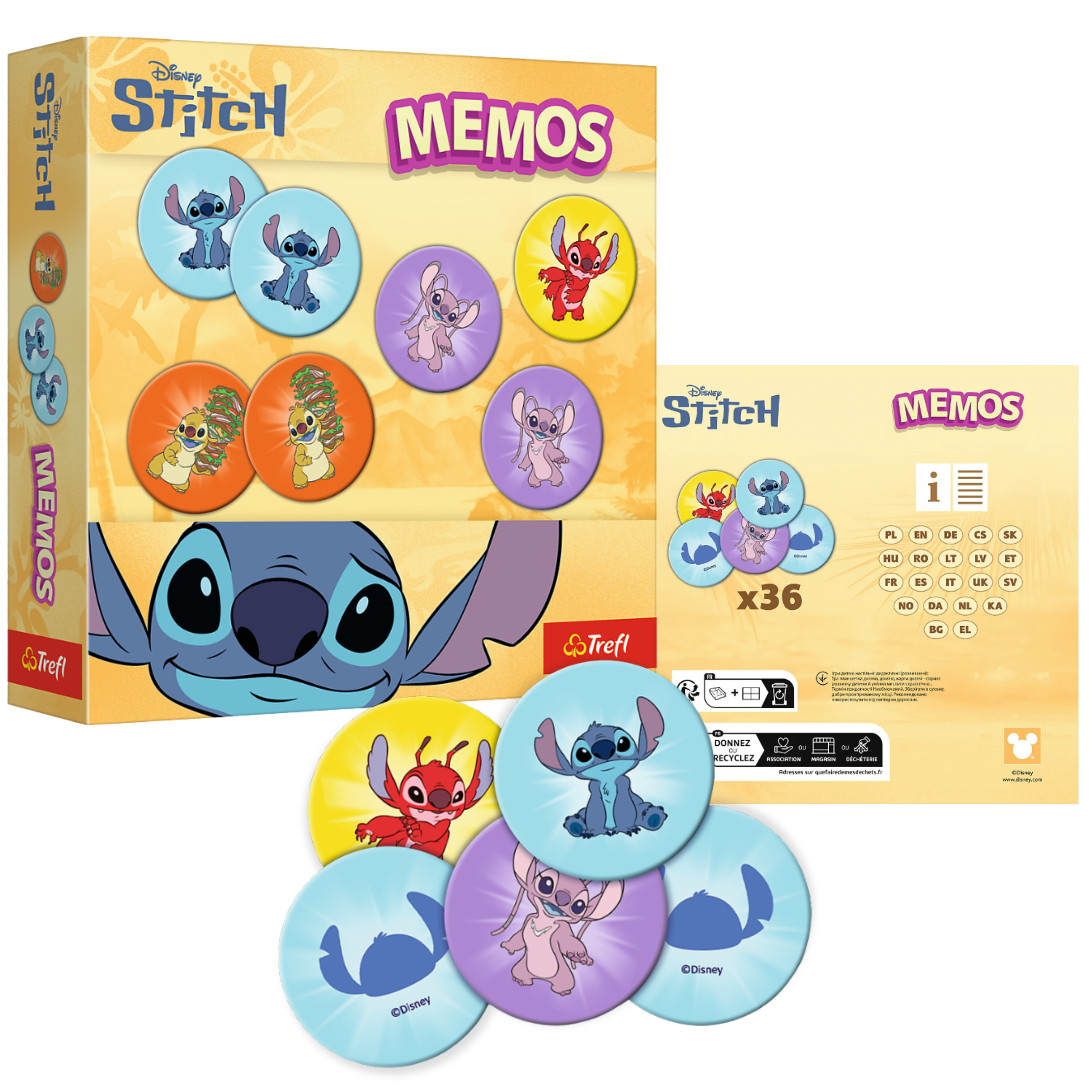 Memos Game – Lilo & Stitch – Trefl 02899