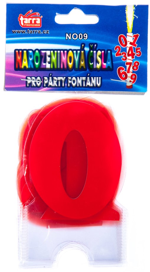 Születésnapi figurák a szökőkútpartihoz 0-9