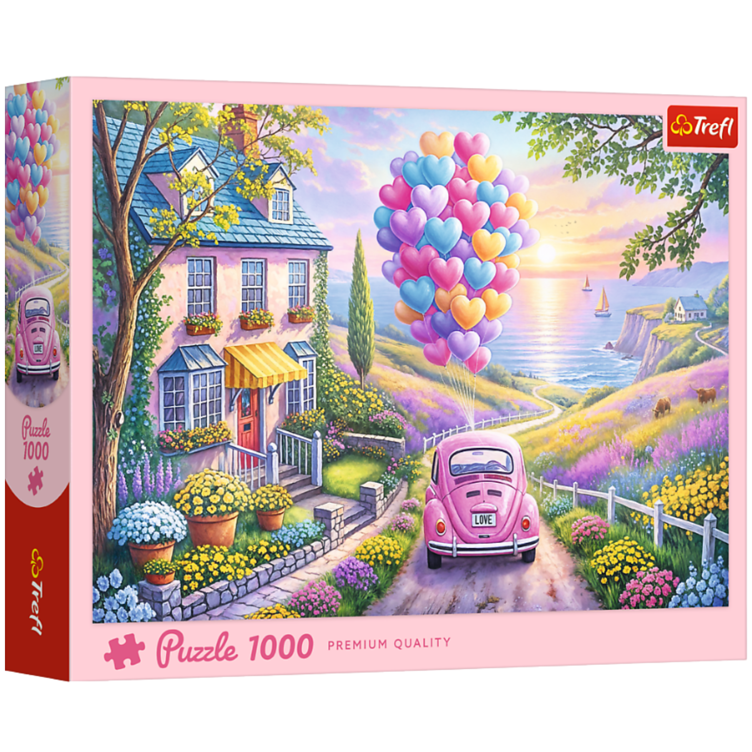 Puzzle - 1000 – Romantic Ride - Romantyczna Przejażdżka – Trefl 10971