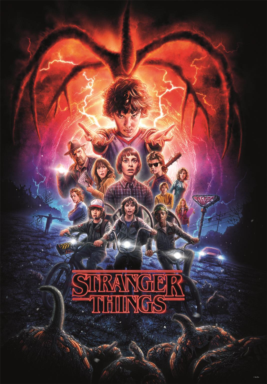 Puzzle 1000 Netflix Stranger Things Poster Clementoni 39713