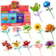 Building Blocks Single Flower With Stem Colorful Mix 71-106 Pieces