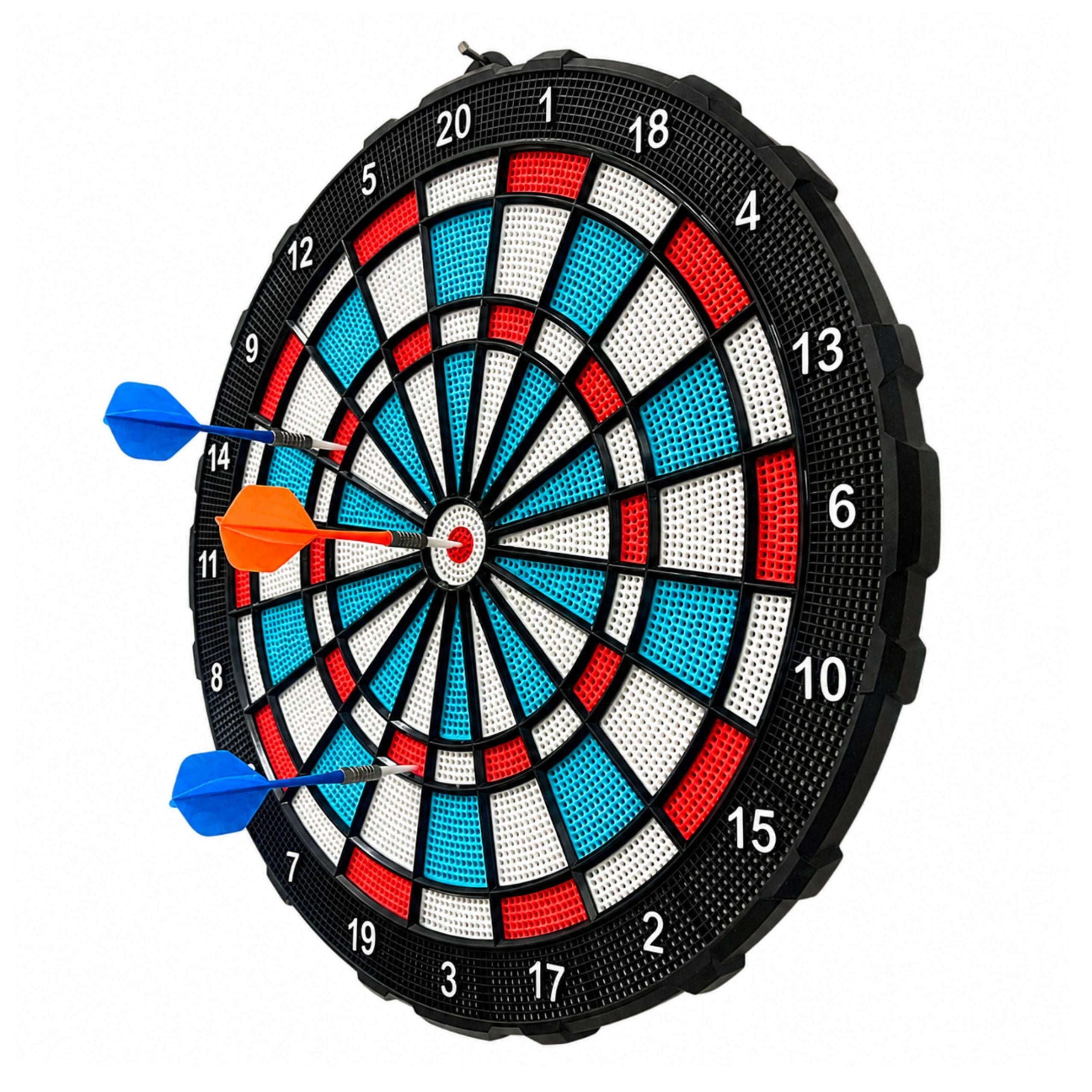 Tarcza Do Darta Soft Tip Rzutki Gra Zręcznościowa Towarzyska Zestaw 425 Cm